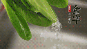 燒一鍋開水，滴一點油，水開后汆燙青菜至斷生即可。